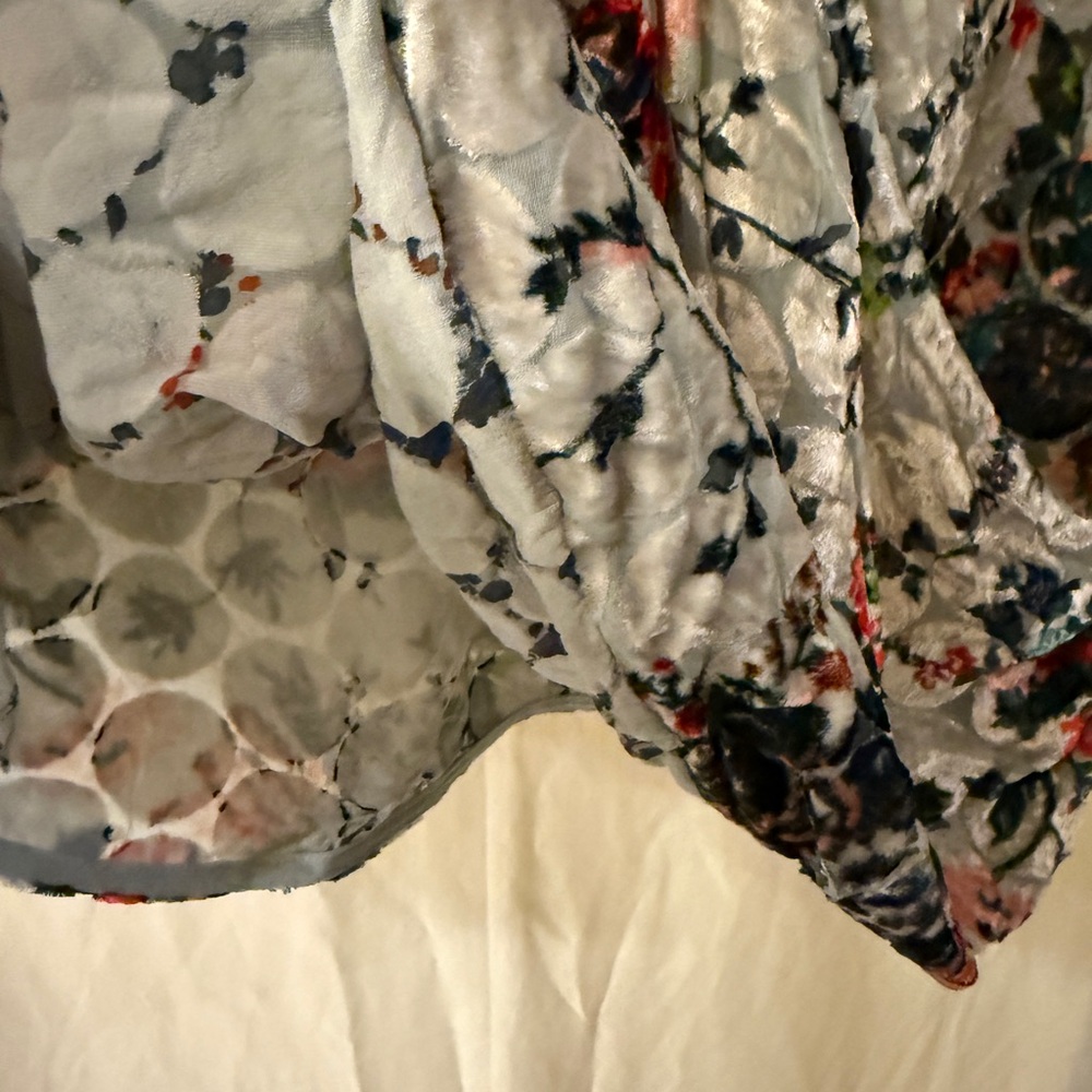 Maeve Umi wrap Multicolor Floral velvet silk blend Blouse - Picture 13 of 14
